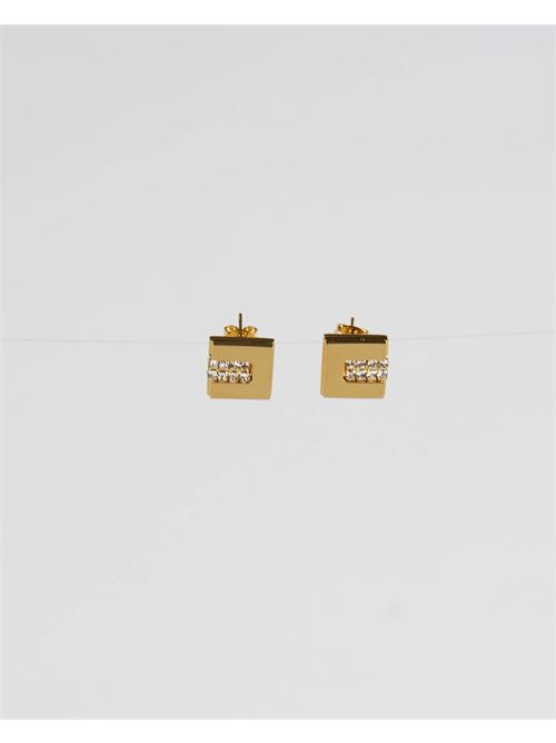 Cube logo earrings with cube Elisabetta Franchi ELISABETTA FRANCHI | Earrings | OR39K41E2U95